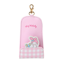 Japan Sanrio Key Case with Reel - My Melody : Flap