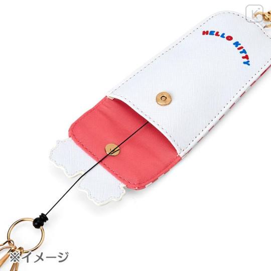 Japan Sanrio Key Case with Reel - My Melody : Flap - 4