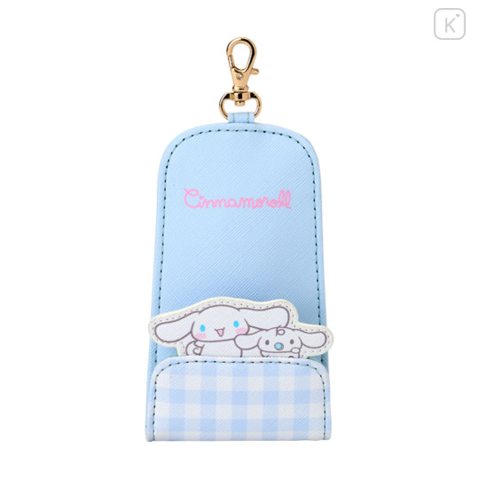 Japan Sanrio Key Case with Reel - Cinnamoroll : Flap - 1