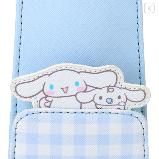 Japan Sanrio Key Case with Reel - Cinnamoroll : Flap - 3