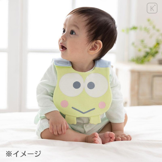 Japan Sanrio Original Toddler Bib - Keroppi : Sanrio Baby - 5