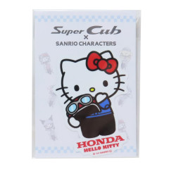 Japan Sanrio Vinyl Sticker - Hello Kitty : Honda Motorcycle Engineer