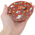 Japan Heidi, Girl of the Alps Kutani Ware Small Plate - Animals Walk Red - 2