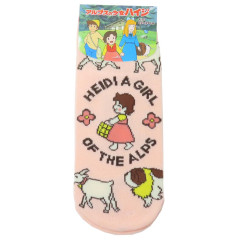 Japan Heidi, Girl of the Alps Socks - Animals Pink