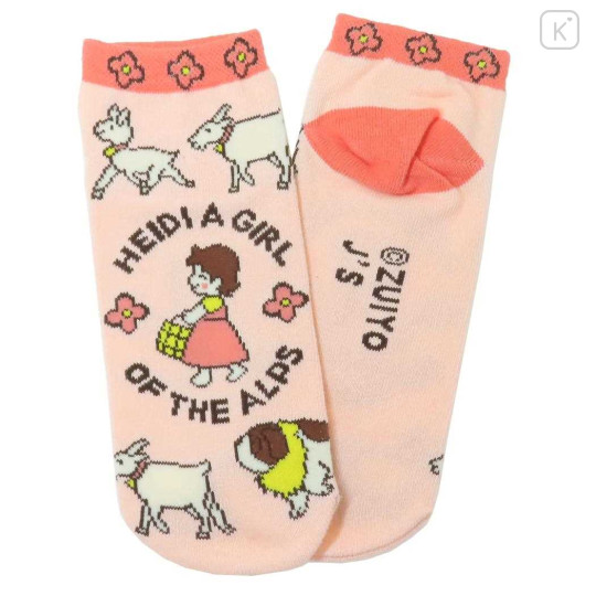 Japan Heidi, Girl of the Alps Socks - Animals Pink - 2