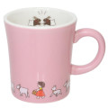 Japan Heidi, Girl of the Alps Chunky Mug - Goat Walk Pink - 1