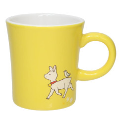 Japan Heidi, Girl of the Alps Chunky Mug - Goat Yellow