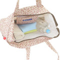 Japan Sanrio Rootote Travel Folding Boston Bag - Hello Kitty : IP.GRD Leopard - 3