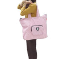 Japan Sanrio Rootote Grande Packable Tote Bag - Hello Kitty : Pink Heart Travel - 6