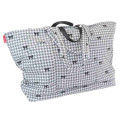 Japan Sanrio Rootote Travel Folding Boston Bag - Hello Kitty : IP.MAXI Black Houndstooth - 2