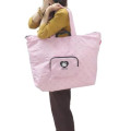 Japan Sanrio Rootote Maxi Packable Tote Bag - Hello Kitty : Pink Heart Travel - 6