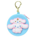 Japan Sanrio Silicone Mini Pouch Keychain - Cinnamoroll : 3D Mascot - 1