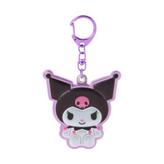 Japan Sanrio Original Reflective Key Chain - Kuromi