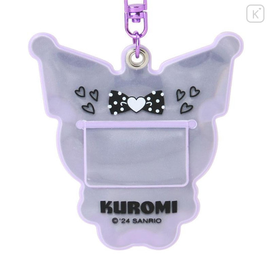 Japan Sanrio Original Reflector Keychain - Kuromi - 4