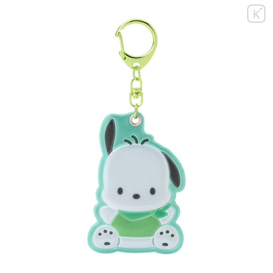 Japan Sanrio Original Reflector Keychain - Pochacco - 1