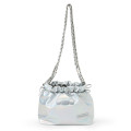 Japan Sanrio Metallic Drawstring Shoulder Bag - Cinnamoroll - 1