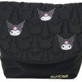 Japan Sanrio Quilted Shoulder Bag - Kuromi - 4