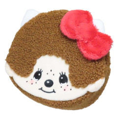 Japan Monchhichi × Sanrio Mascot Cosmetic Pouch - Hello Kitty