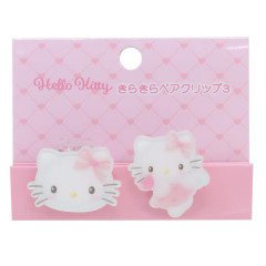 Japan Sanrio Acrylic Clip Set - Hello Kitty / Dreaming Angel Pink