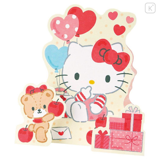 Japan Sanrio 3D Greeting Card - Hello Kitty & Tiny Chum : Happy Birthday Party - 1