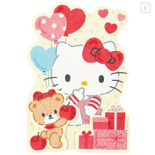 Japan Sanrio 3D Greeting Card - Hello Kitty & Tiny Chum : Happy Birthday Party - 3