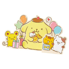 Japan Sanrio 3D Greeting Card - Pompompurin / Happy Birthday Party