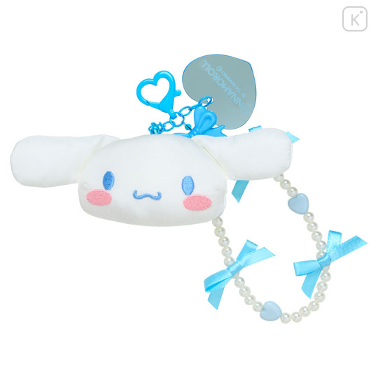 Japan Sanrio Bead Strap with Mascot - Cinnamoroll : Cushion Ribbon - 1