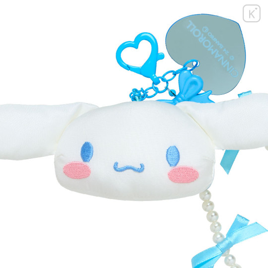 Japan Sanrio Bead Strap with Mascot - Cinnamoroll : Cushion Ribbon - 2