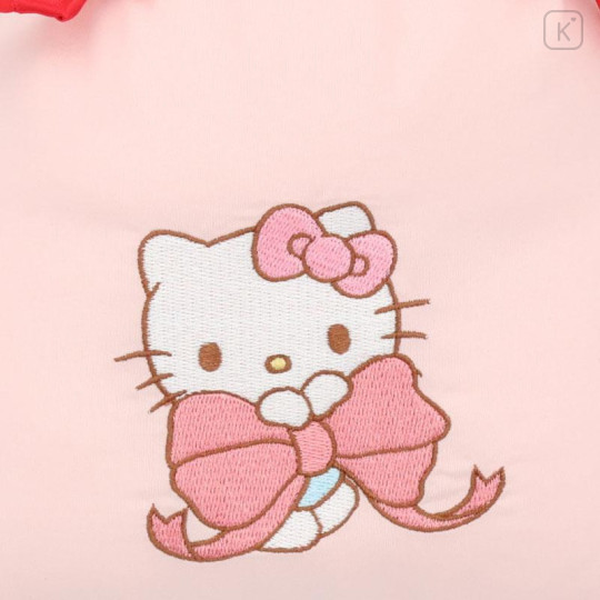 Japan Sanrio Drawstring Pouch - Hello Kitty : Cushion Ribbon - 4