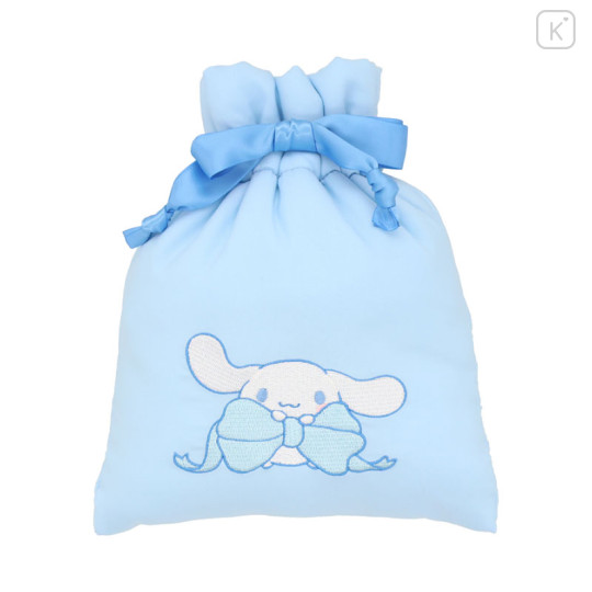 Japan Sanrio Drawstring Pouch - Cinnamoroll : Cushion Ribbon - 1