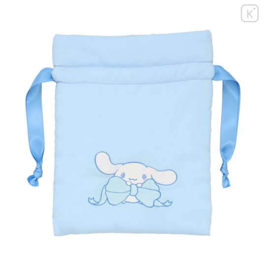 Japan Sanrio Drawstring Pouch - Cinnamoroll : Cushion Ribbon - 2