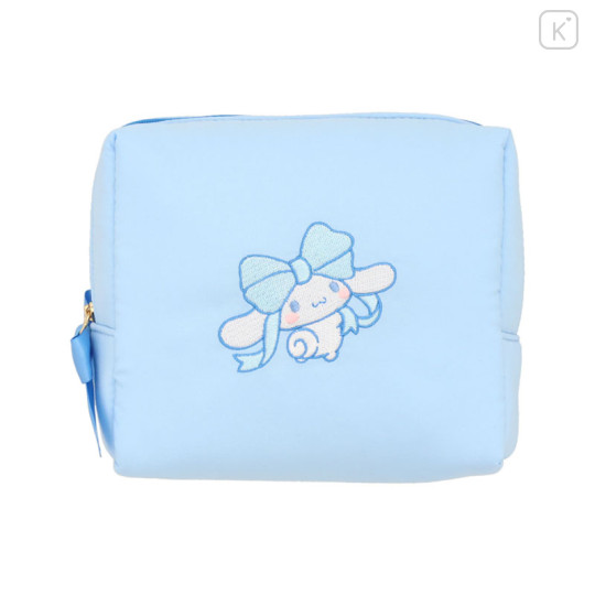 Japan Sanrio Cosmetic Pouch - Cinnamoroll : Cushion Ribbon - 1