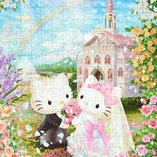 Japan Sanrio Jigsaw Puzzle 300pcs - Dear Daniel & Hello Kitty : Wedding - 3