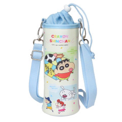 Japan Crayon Shin-chan Plastic Bottle Holder - Shinnosuke Nohara : Friend Blue