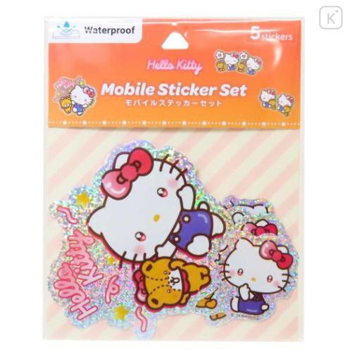 Japan Sanrio Aurora Hologram Sticker Pack - Hello Kitty - 1