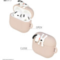 Japan Peanuts AirPods 4 Silicone Case - Snoopy : Hanging - 3