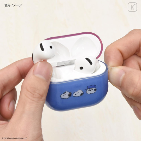 Japan Peanuts AirPods 4 Soft Case - Snoopy : Siblings - 5