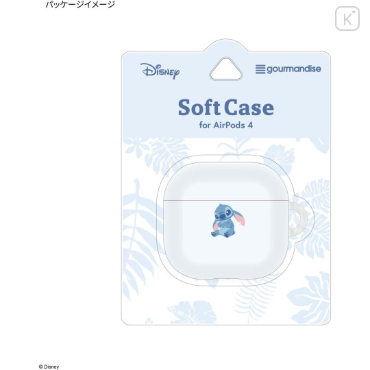 Japan Disney AirPods 4 Soft Case - Stitch - 7