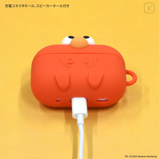 Japan Sesame Street AirPods Pro 2 / Pro 1 Silicone Case - Elmo - 4