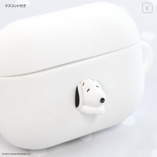 Japan Peanuts AirPods Pro 2 / Pro 1 Silicone Case - Snoopy : White - 4