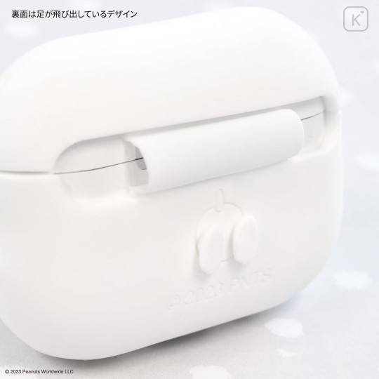 Japan Peanuts AirPods Pro 2 / Pro 1 Silicone Case - Snoopy : White - 5