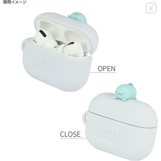 Japan San-X AirPods Pro Silicone Case - Sumikko Gurashi : Tokage Dinosaur Lizard - 3