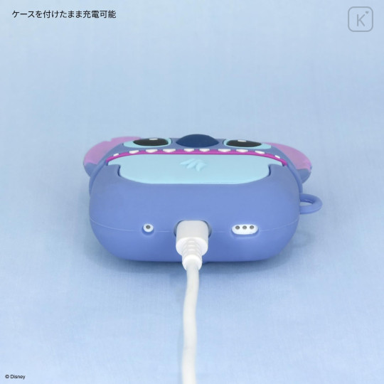 Japan Disney AirPods Pro 2 / Pro 1 Silicone Case - Stitch - 4