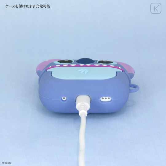 Japan Disney AirPods Pro Silicone Case - Stitch - 4