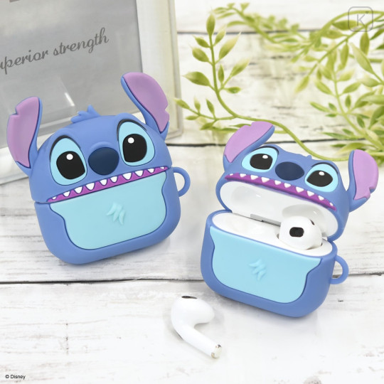 Japan Disney AirPods Pro 2 / Pro 1 Silicone Case - Stitch - 7