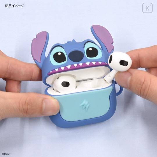 Japan Disney AirPods 3 Silicone Case - Stitch - 6