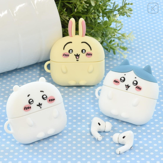 Japan Chiikawa AirPods Pro 2 / Pro 1 Silicone Case - Hachiware - 6