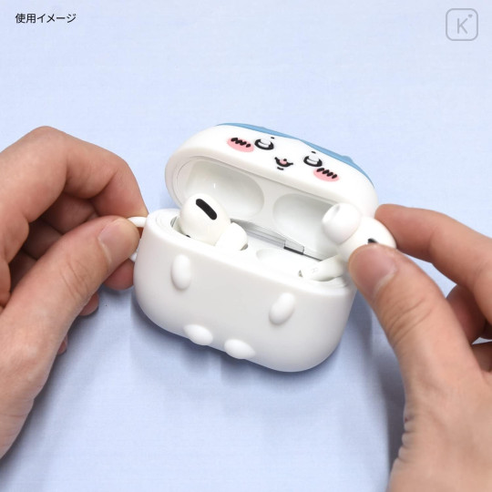 Japan Chiikawa AirPods Pro 2 / Pro 1 Silicone Case - Hachiware - 7