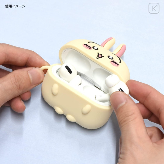 Japan Chiikawa AirPods Pro 2 / Pro 1 Silicone Case - Usagi - 7