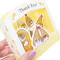 Japan Mofusand 3D Greeting Card - Cat : Fried Shrimp Nyan Thank You - 4